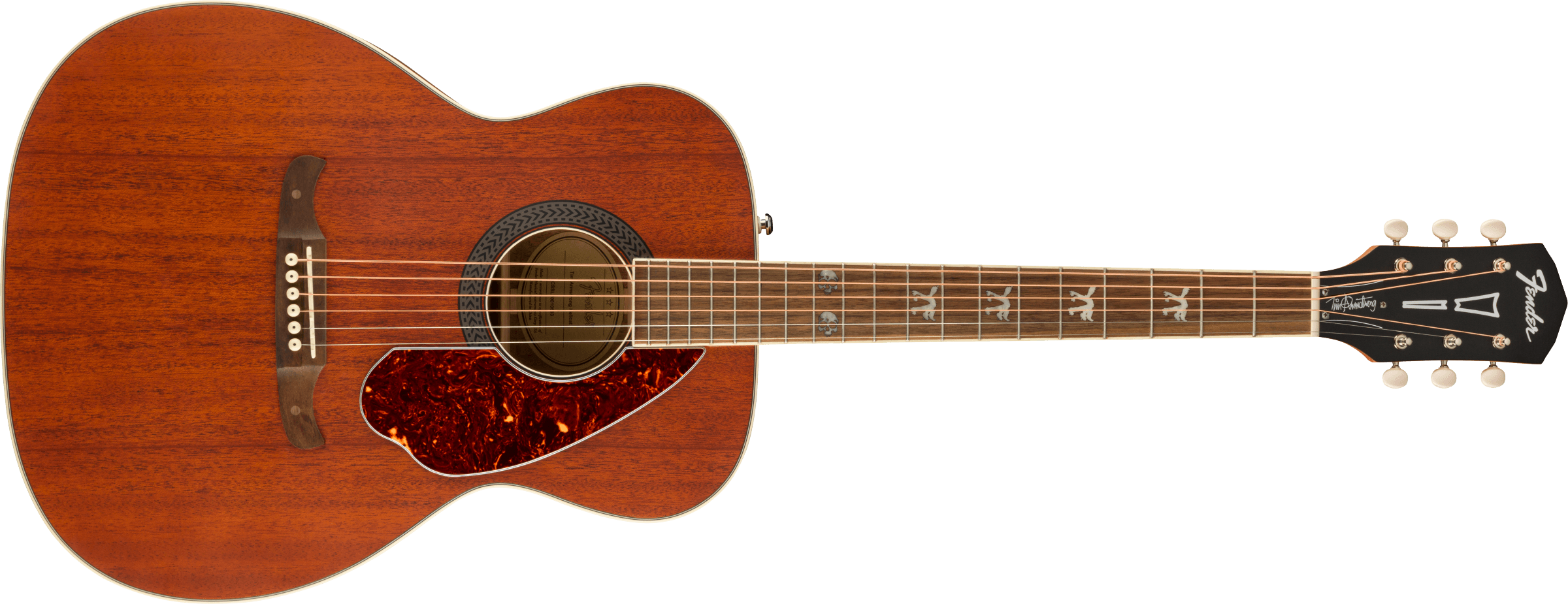 Fender Tim Armstrong Hellcat, Walnut Fingerboard, Natural, Electro-acoustic Guitar - Fair Deal Music