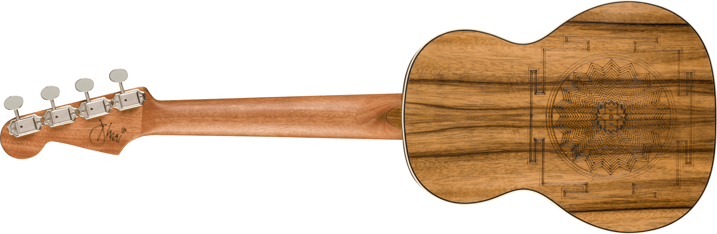 Fender Dani Harrison Uke, Walnut Fingerboard, Turquoise - Fair Deal Music