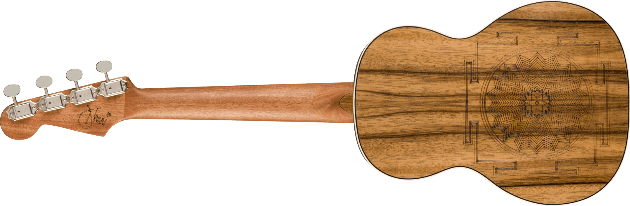 Fender Dani Harrison Uke, Walnut Fingerboard, Turquoise - Fair Deal Music