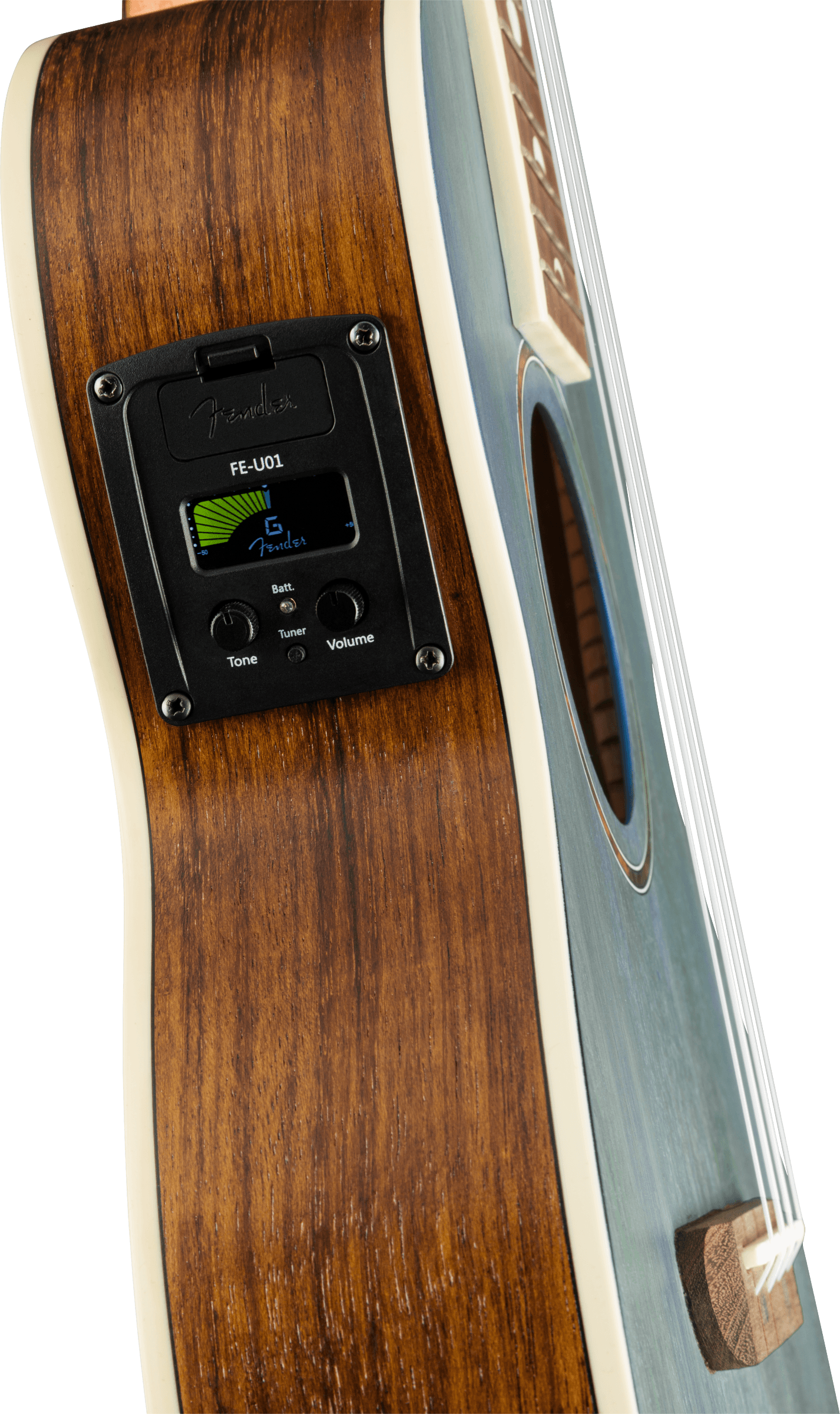 Fender Dani Harrison Uke, Walnut Fingerboard, Turquoise - Fair Deal Music