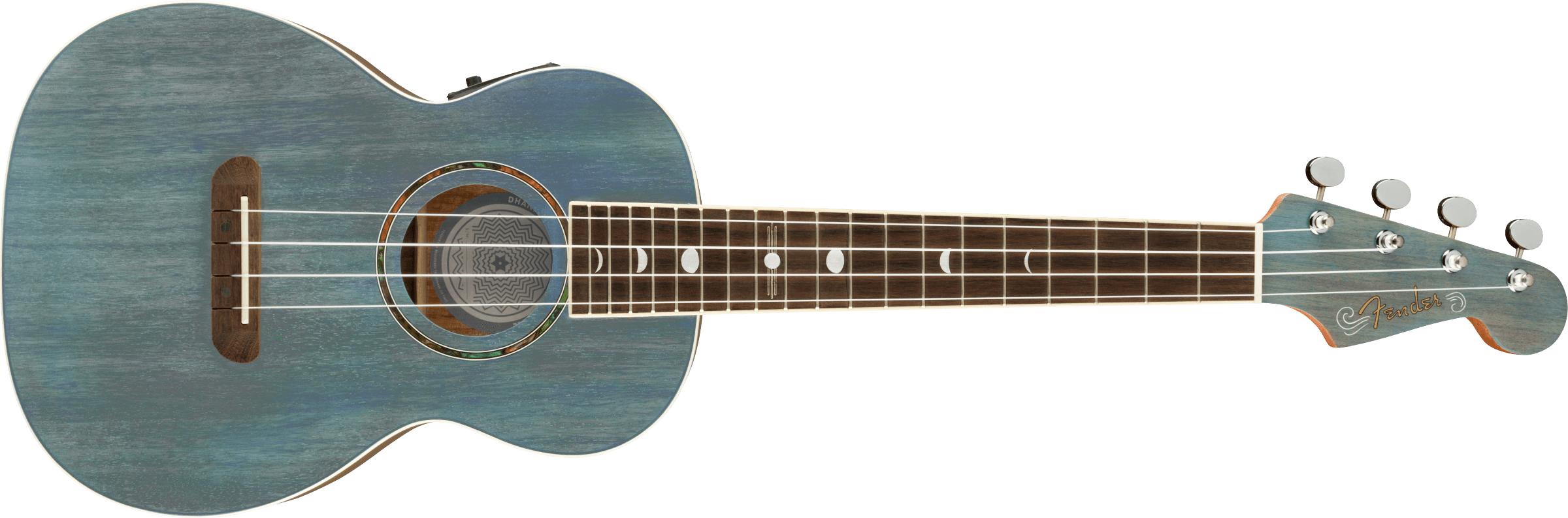 Fender Dani Harrison Uke, Walnut Fingerboard, Turquoise - Fair Deal Music