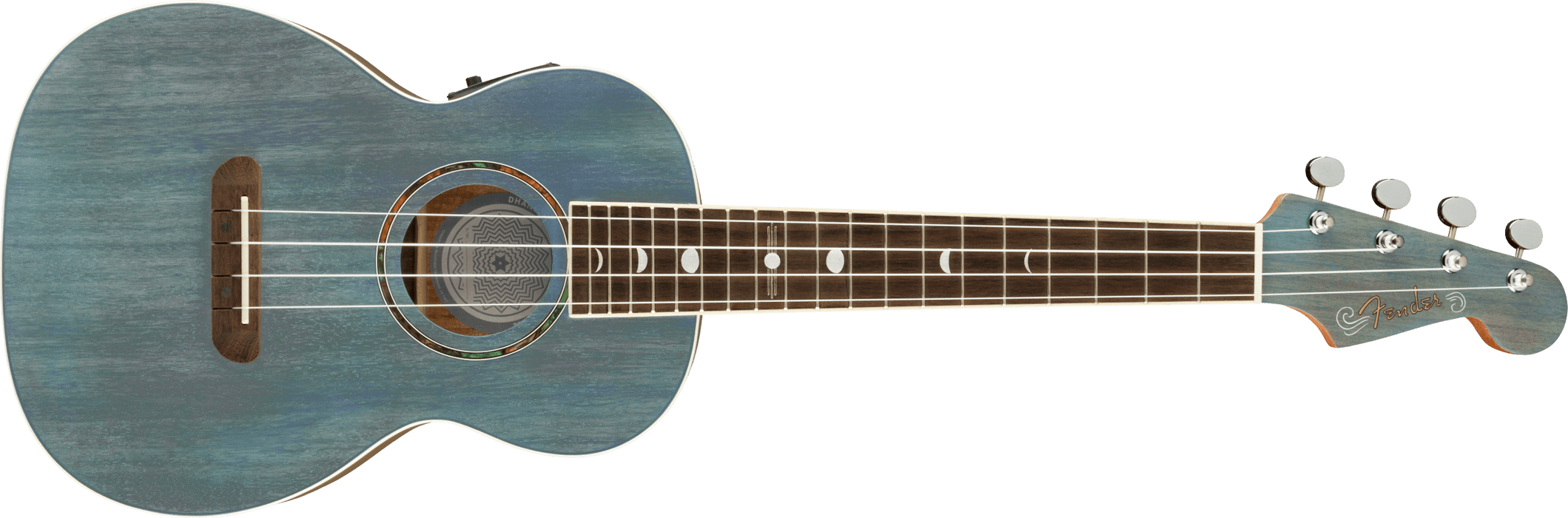 Fender Dani Harrison Uke, Walnut Fingerboard, Turquoise - Fair Deal Music
