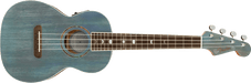 Fender Dani Harrison Uke, Walnut Fingerboard, Turquoise - Fair Deal Music