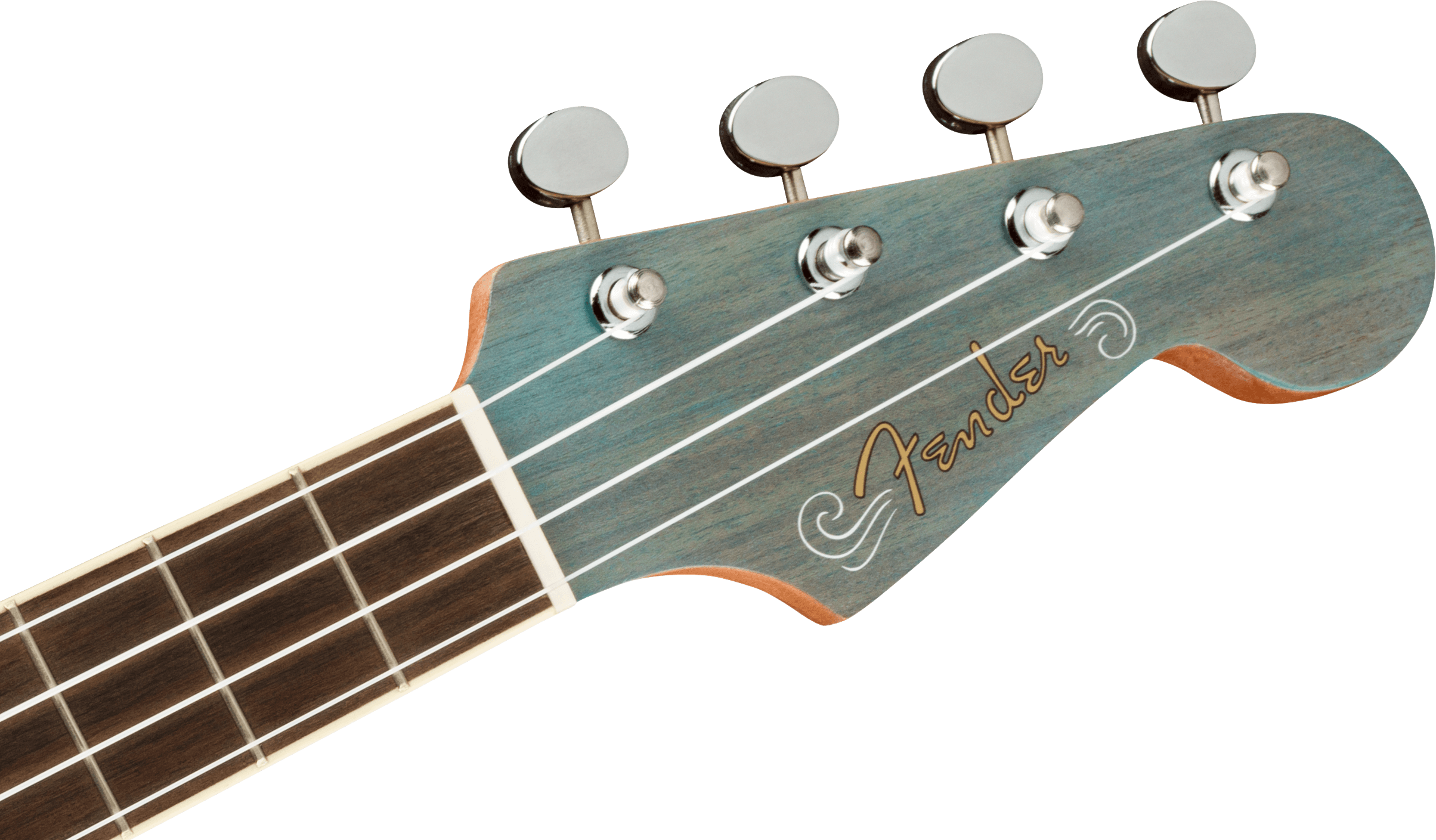 Fender Dani Harrison Uke, Walnut Fingerboard, Turquoise - Fair Deal Music