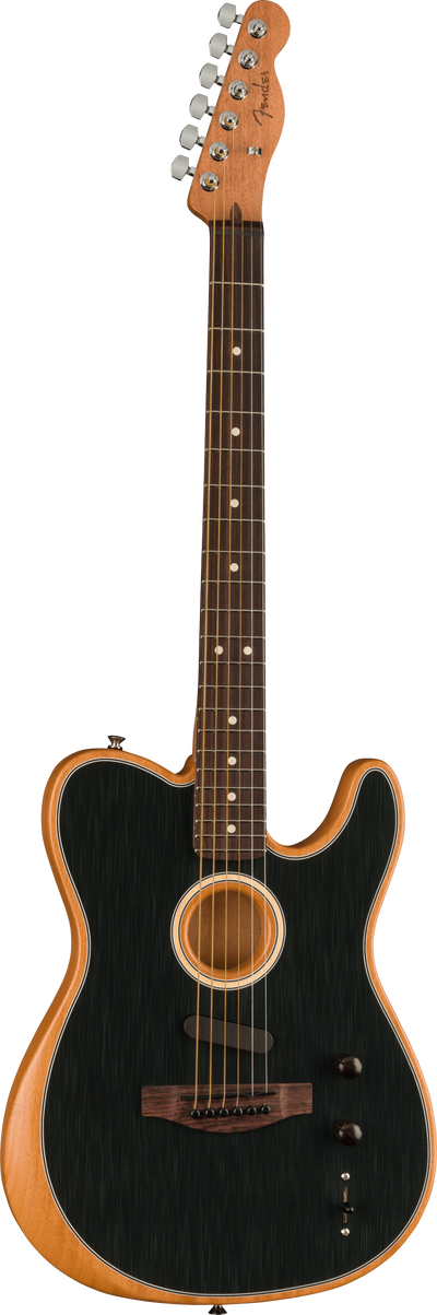 Fender Acoustasonic Player Telecaster Brushed Black - Fair Deal Music
