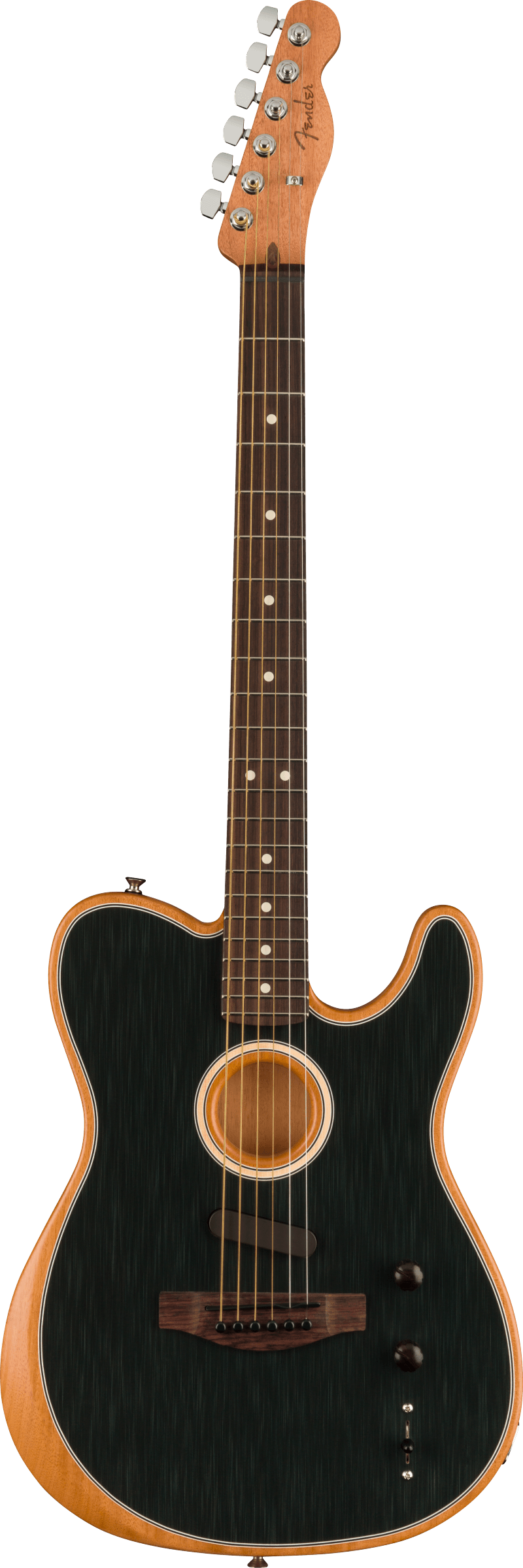 Fender Acoustasonic Player Telecaster Brushed Black - Fair Deal Music