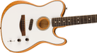 Fender Acoustasonic Player Telecaster, Arctic White, Ex-Display - Fair Deal Music