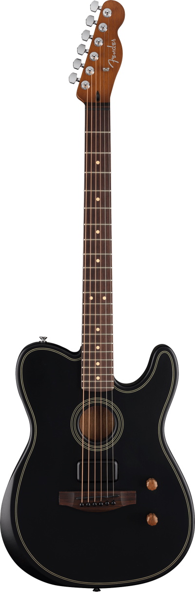 Fender Acoustasonic Standard Telecaster, Black - Fair Deal Music