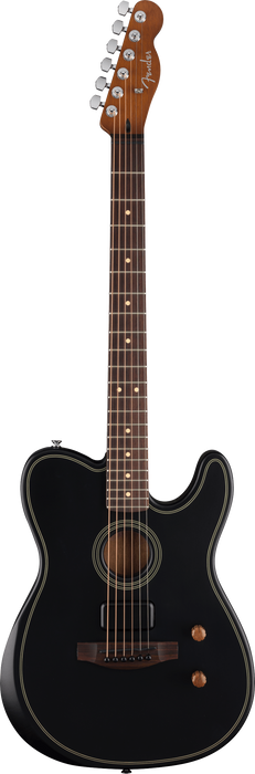 Fender Acoustasonic Standard Telecaster, Black - Fair Deal Music