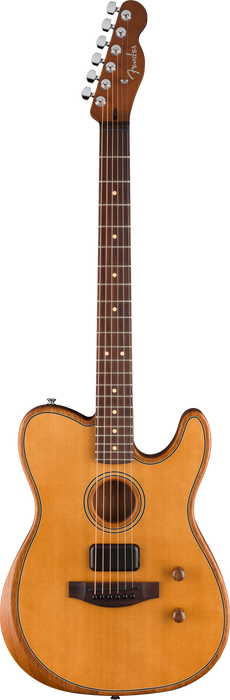 Fender Acoustasonic Standard Telecaster, Aged Natural Electro Acoustic Guitar - Fair Deal Music