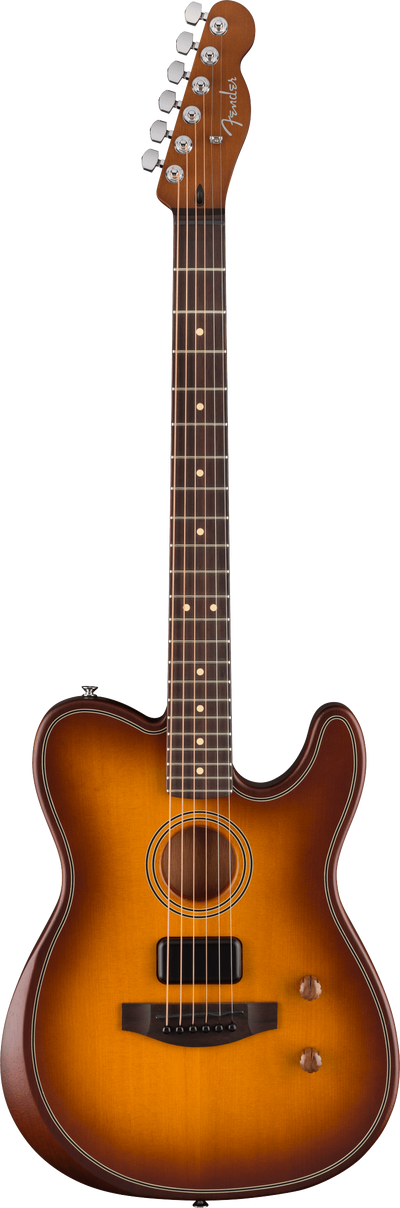 Fender Acoustasonic Standard Telecaster, Honey Burst Electro Acoustic Guitar - Fair Deal Music