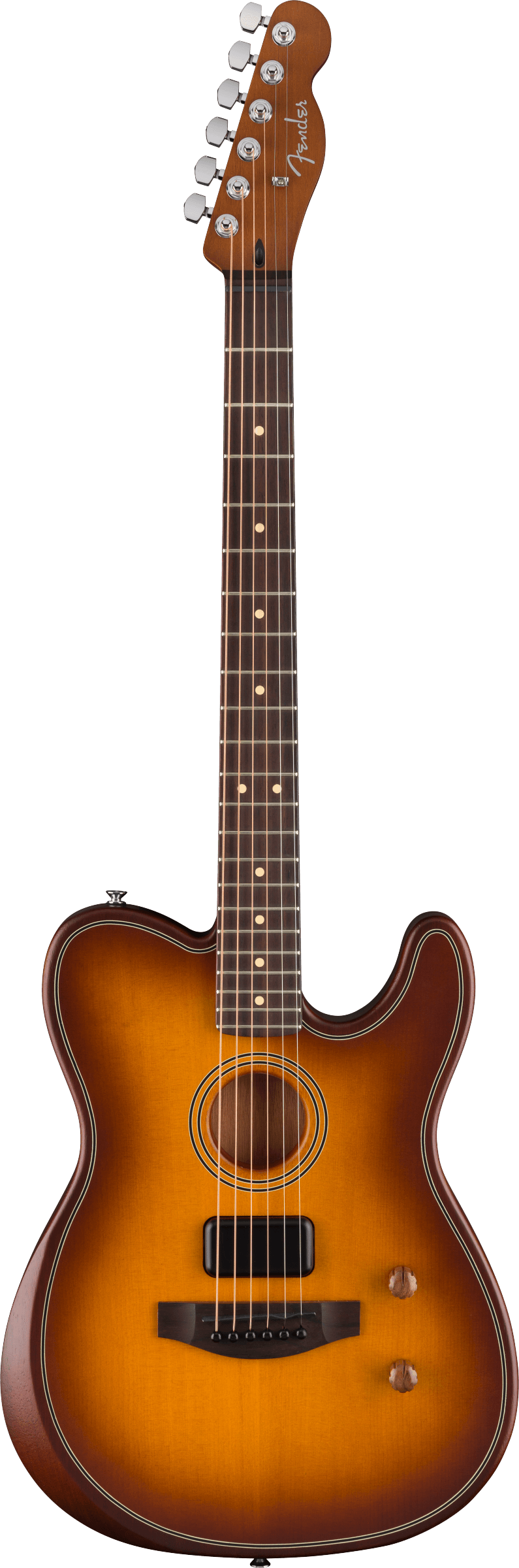 Fender Acoustasonic Standard Telecaster, Honey Burst Electro Acoustic Guitar - Fair Deal Music
