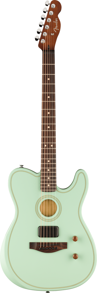 Fender Limited Edition Acoustasonic Standard Telecaster, Surf Green - Fair Deal Music