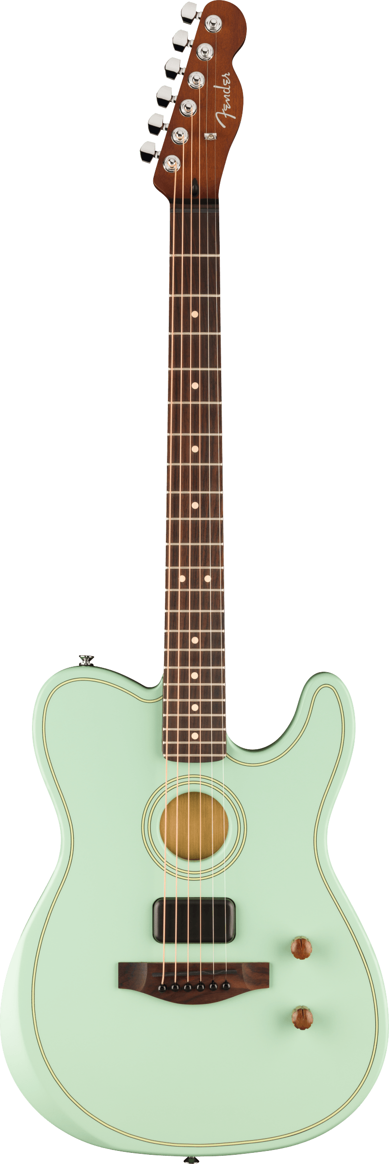 Fender Limited Edition Acoustasonic Standard Telecaster, Surf Green - Fair Deal Music
