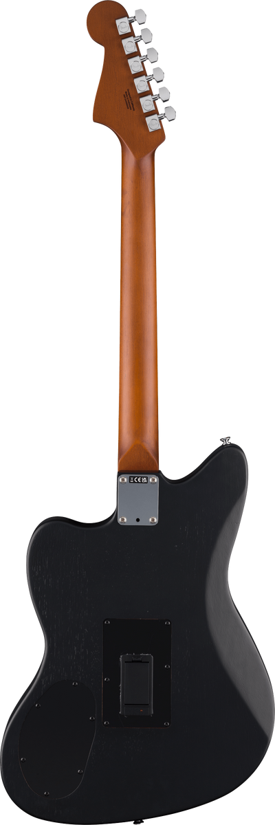 Fender Acoustasonic Standard Jazzmaster, Black Electro Acoustic Guitar - Fair Deal Music