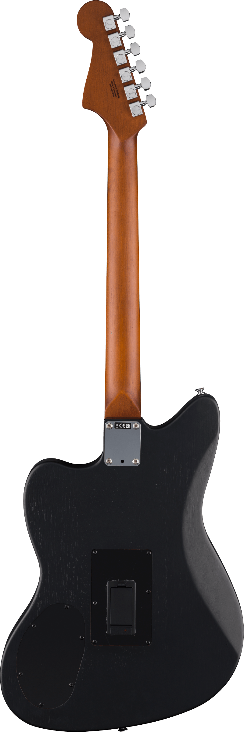 Fender Acoustasonic Standard Jazzmaster, Black Electro Acoustic Guitar - Fair Deal Music