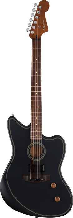 Fender Acoustasonic Standard Jazzmaster, Black - Fair Deal Music