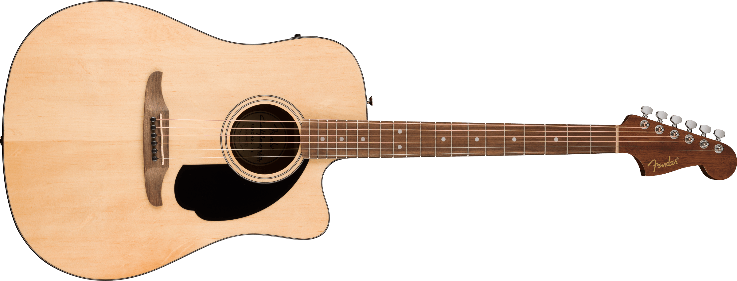 California Standard Redondo™ CE, Spruce Top, Black Pickguard, Natural - Fair Deal Music