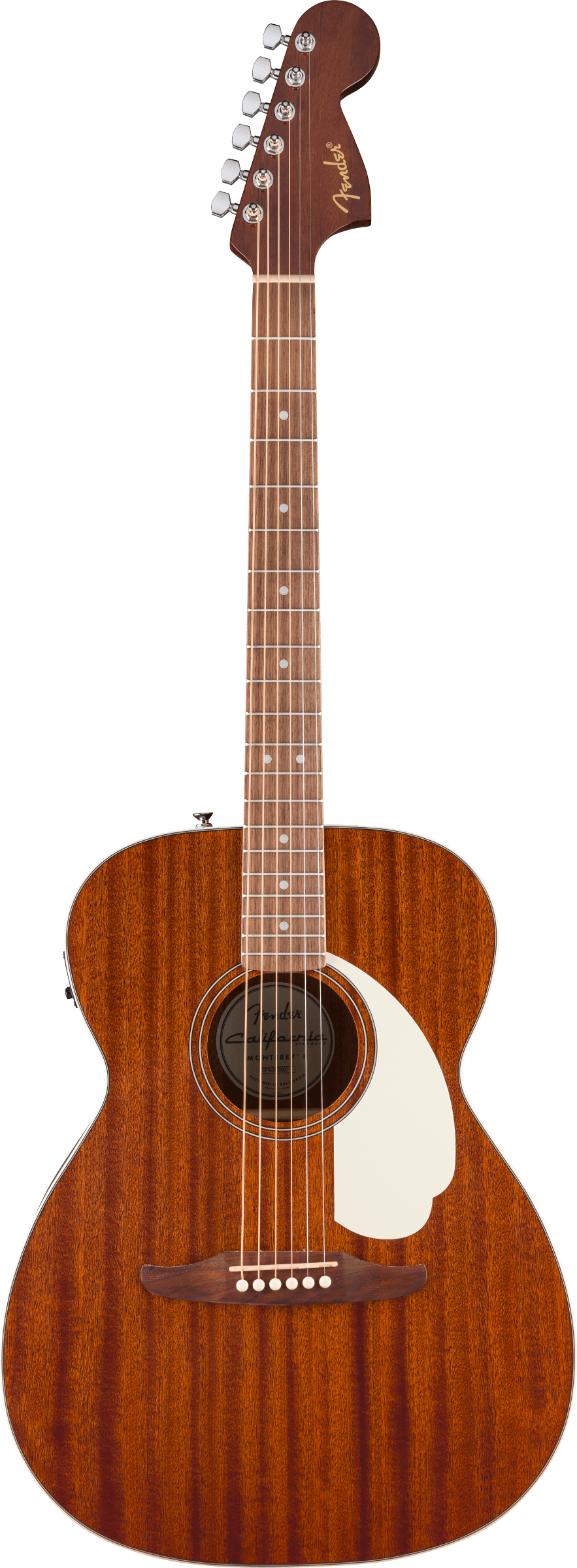 Fender California Standard Monterey E, Sapele Top, Ivory Pickguard, Natural Sapele - Fair Deal Music