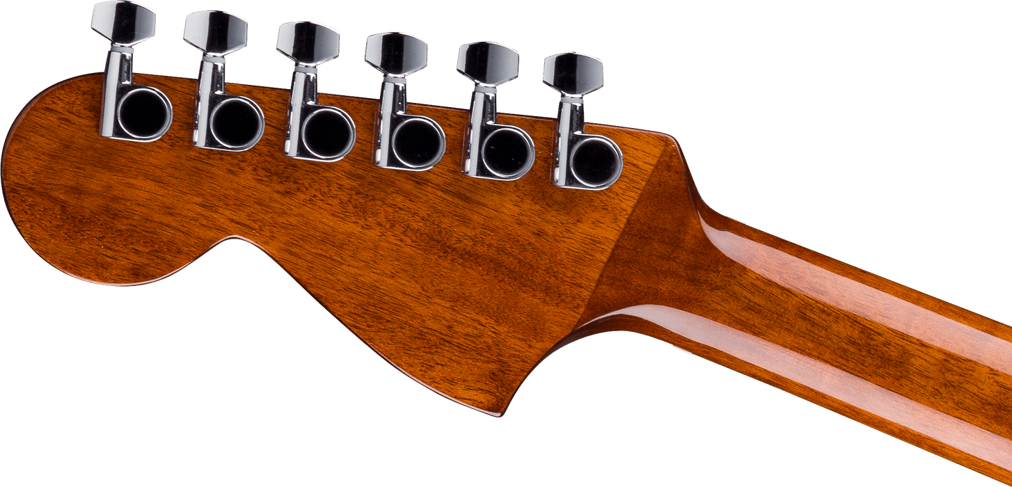Fender California Standard Monterey E, Sapele Top, Ivory Pickguard, Natural Sapele - Fair Deal Music