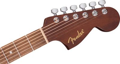Fender California Standard Monterey E Sapele Top Ivory Pickguard Natural Sapele Electro-Acoustic Guitar - Fair Deal Music