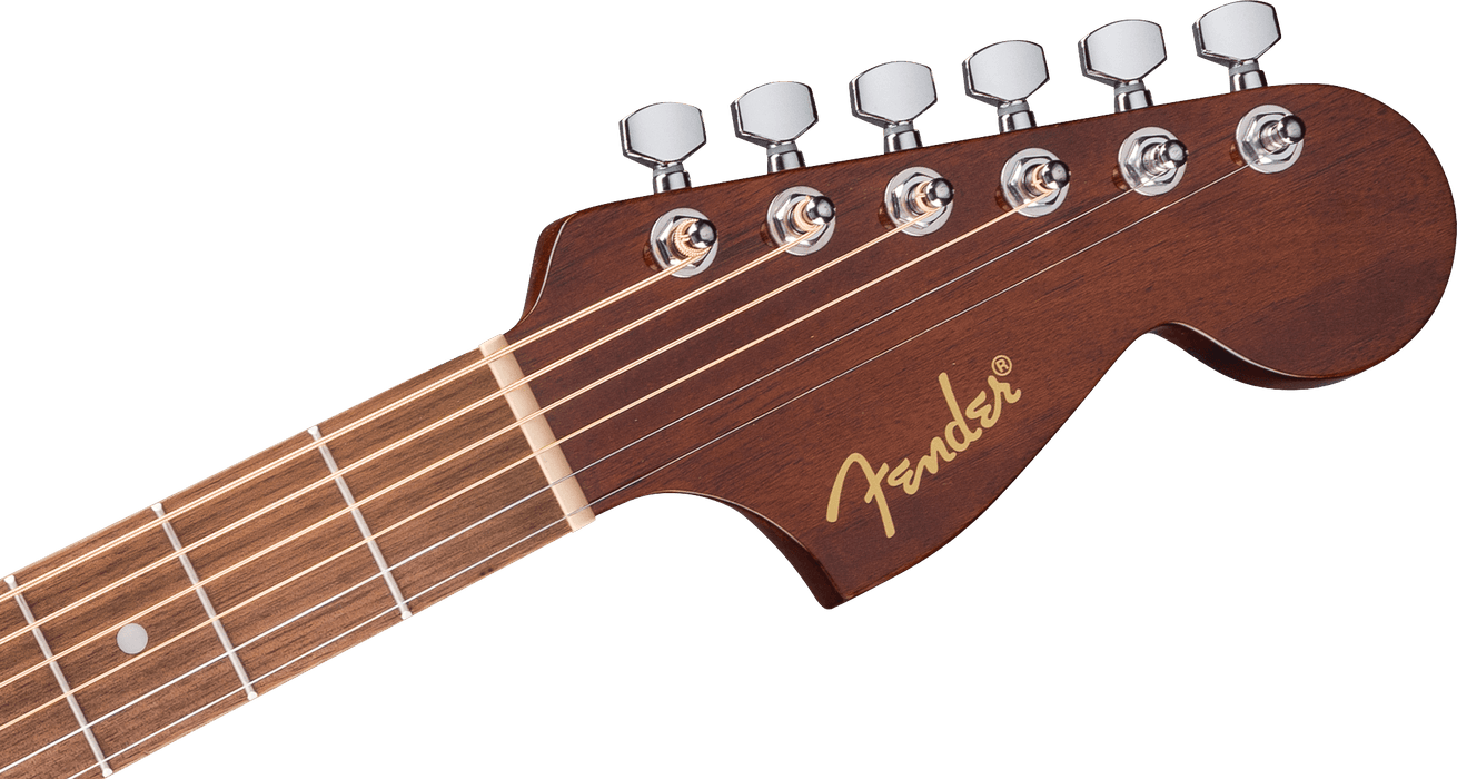 Fender California Standard Monterey E, Sapele Top, Ivory Pickguard, Natural Sapele - Fair Deal Music