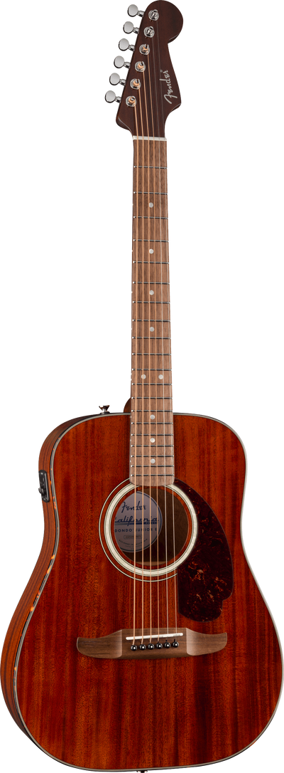Fender California Deluxe Redondo™ Jr. E Mahogany, Walnut Fingerboard, Natural - Fair Deal Music