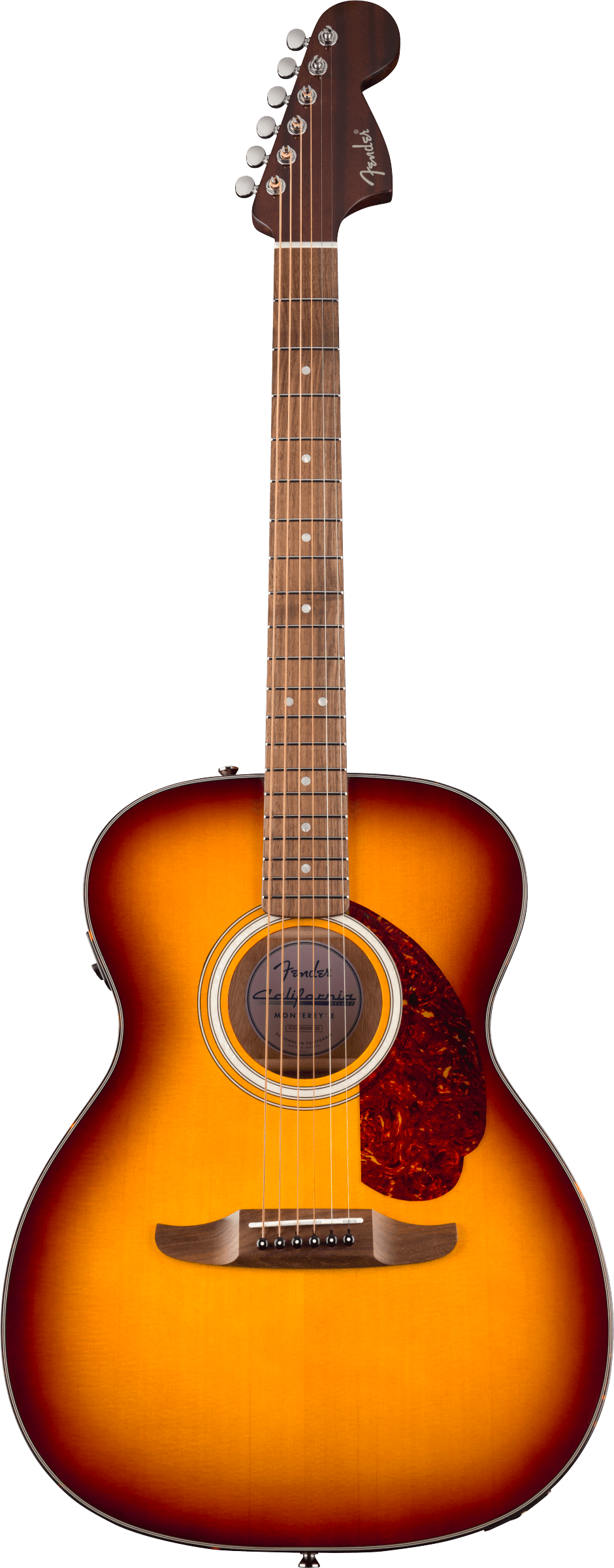 Fender California Deluxe Monterey™ E, Walnut Fingerboard, Honey Sunburst - Fair Deal Music