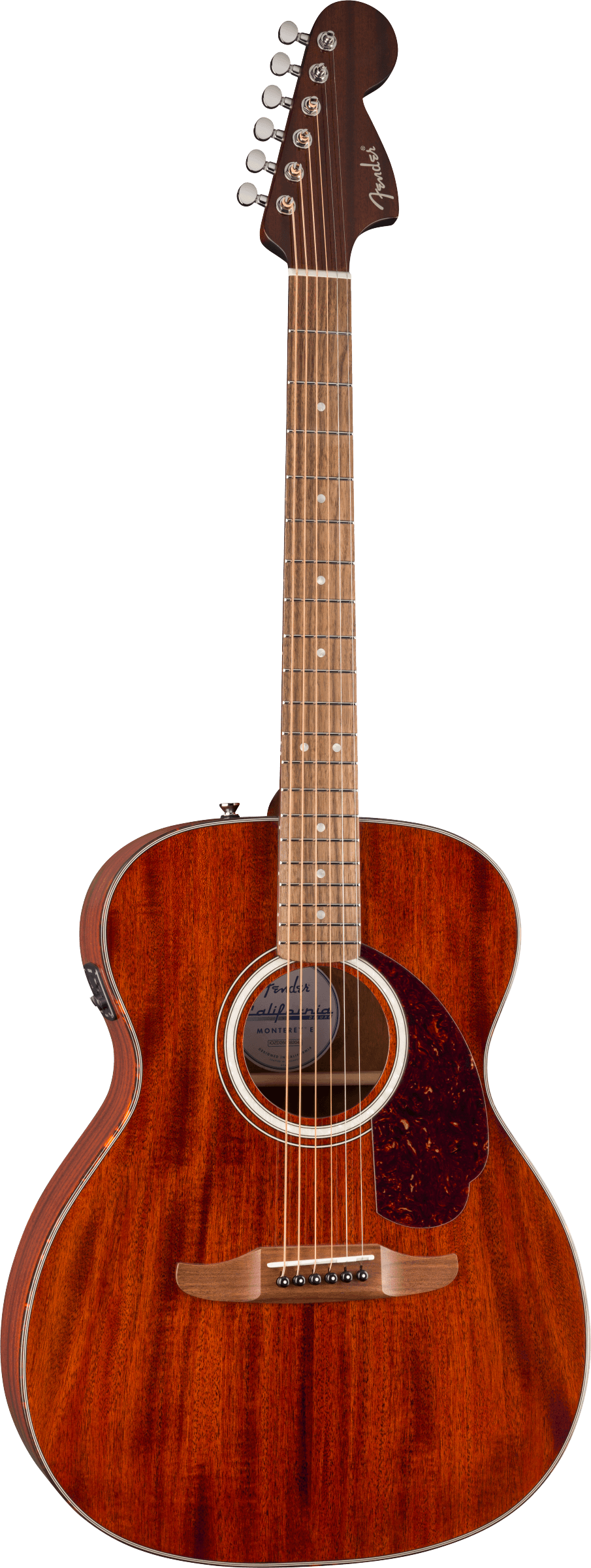 Fender California Deluxe Monterey™ E Mahogany, Walnut Fingerboard, Natural - Fair Deal Music
