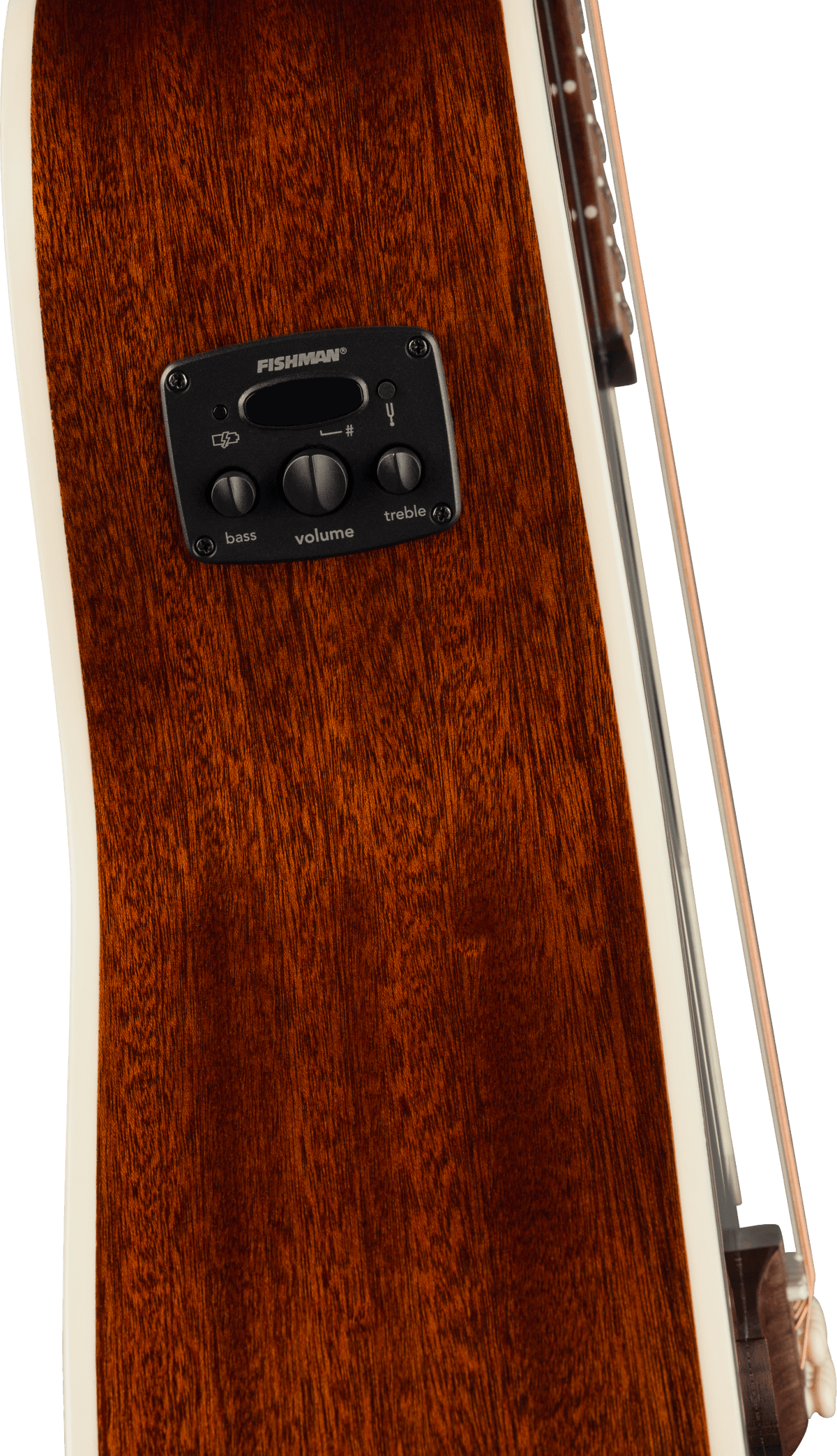 Fender California Deluxe Villager™ E, Walnut Fingerboard, Black - Fair Deal Music