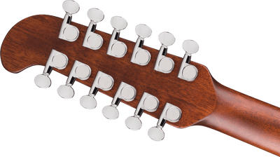 Fender California Deluxe Villager™ E, Walnut Fingerboard, Black - Fair Deal Music
