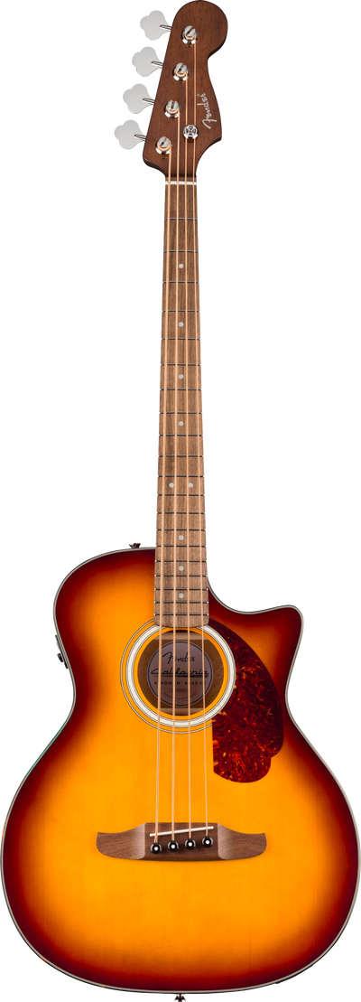 Fender California Deluxe Kingman™ Bass CE, Walnut Fingerboard, Honey Sunburst - Fair Deal Music
