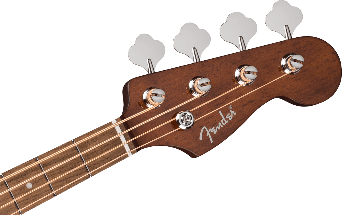 Fender California Deluxe Kingman™ Bass CE, Walnut Fingerboard, Honey Sunburst - Fair Deal Music