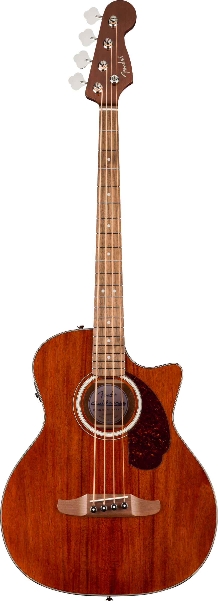 Fender California Deluxe Kingman™ Bass CE Mahogany, Walnut Fingerboard, Natural - Fair Deal Music
