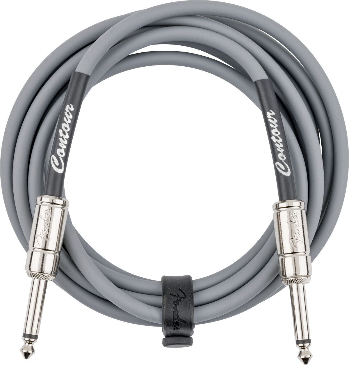 Fender Contour Series Instrument Cable, 10ft Inca Silver - Fair Deal Music