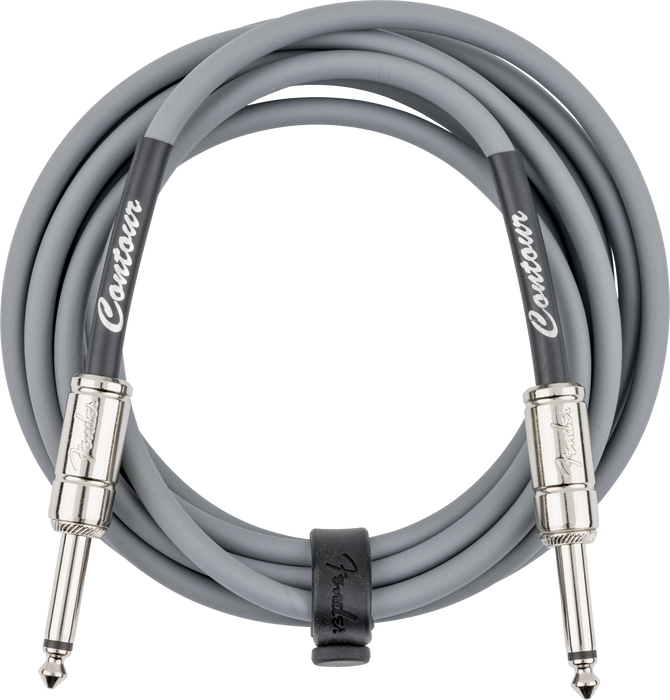 Fender Contour Series Instrument Cable, 10ft Inca Silver - Fair Deal Music