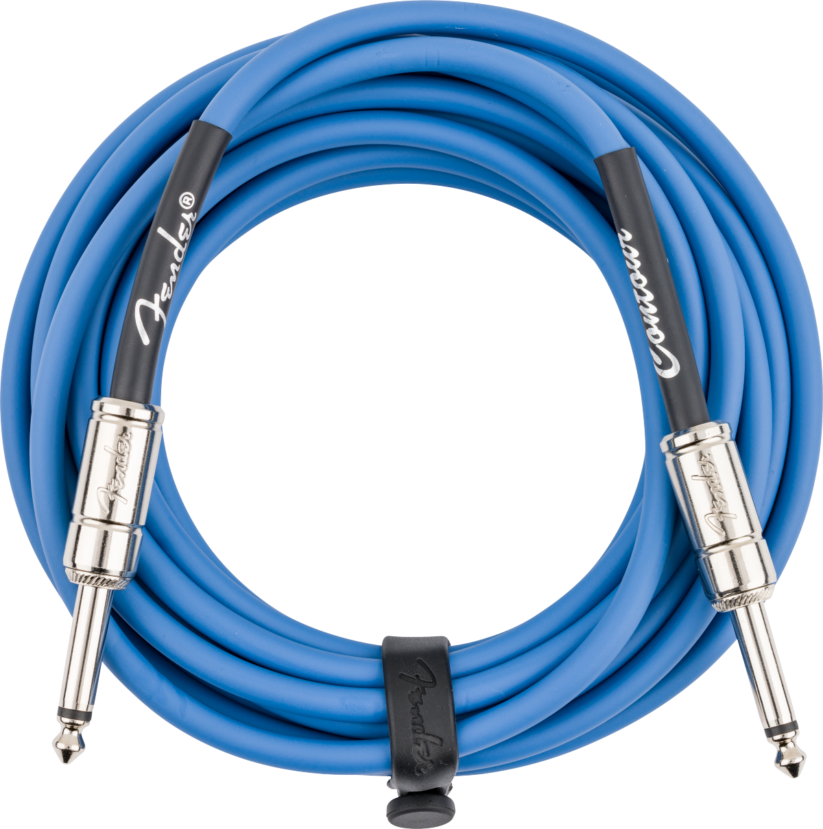 Fender Contour Series Instrument Cable, 18.6ft Lake Placid Blue - Fair Deal Music