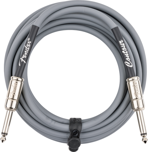 Fender Contour Series Instrument Cable, 18.6ft Inca Silver - Fair Deal Music