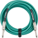 Fender Contour Series Instrument Cable, 18.6ft Sherwood Green - Fair Deal Music
