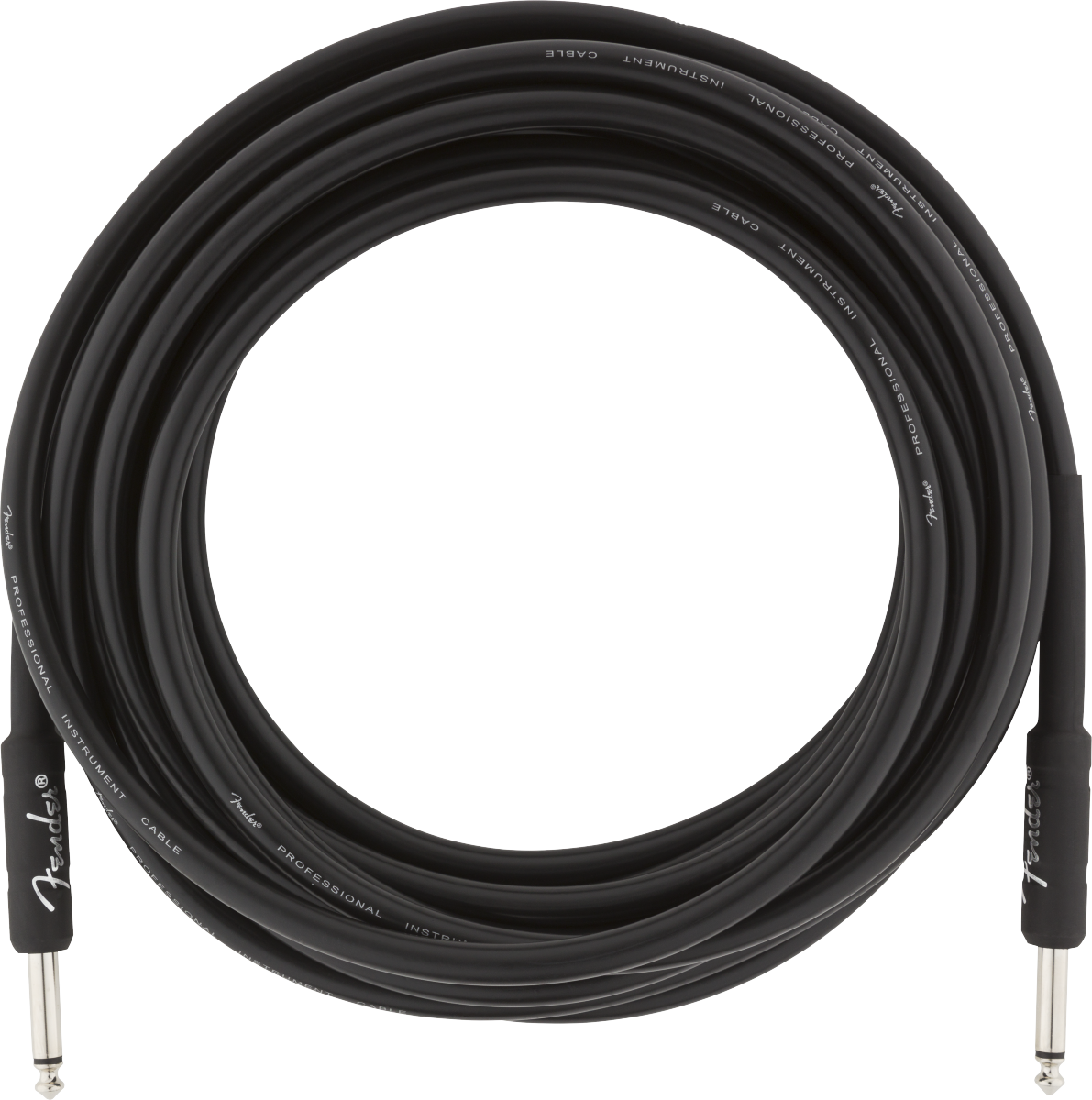 Fender Professional Series Instrument Cable, 18.6ft, Black - Fair Deal Music
