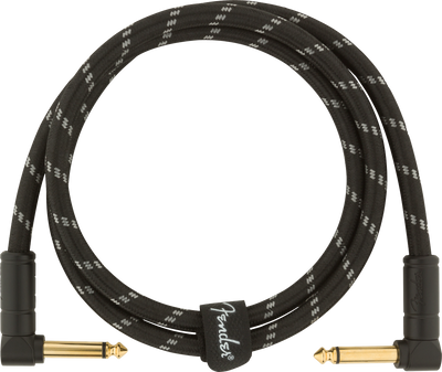 Fender Deluxe Series Instrument Cable 3' in Black - Fair Deal Music