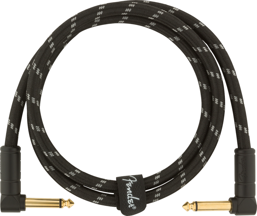 Fender Deluxe Series Instrument Cable 3' in Black - Fair Deal Music