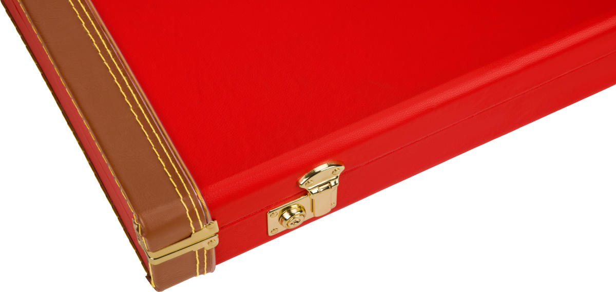 Fender Classic Series Wood Case - Strat / Tele, Fiesta Red - Fair Deal Music