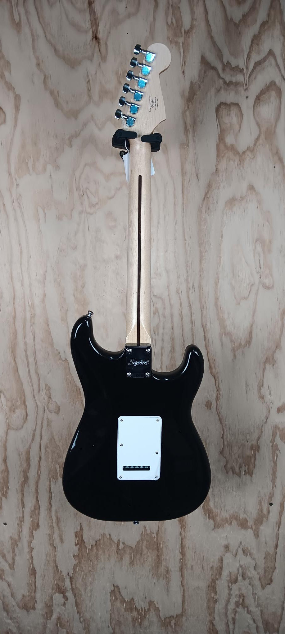 Squier Sonic Stratocaster Electric Guitar Left Handed, Black, Open Box - Fair Deal Music