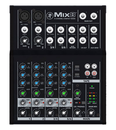 Mackie Mix8 Mixer - Fair Deal Music