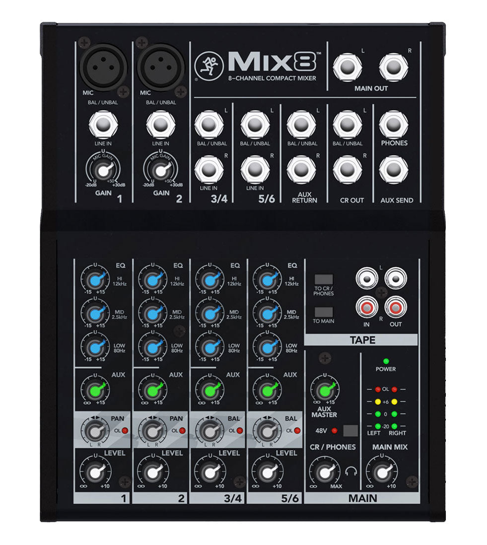 Mackie Mix8 Mixer - Fair Deal Music