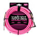 Ernie Ball Braided Instrument Cable | 1/4" - Angled - 10' - Pink - Fair Deal Music