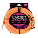 Ernie Ball Braided Instrument Cable | 1/4" - Angled - 10' - Orange - Fair Deal Music