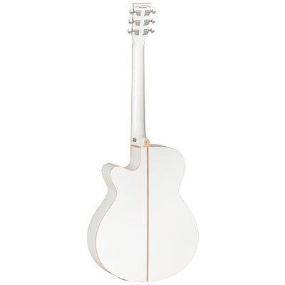 Tanglewood TW4 E Electro-Acoustic Guitar, White Gloss - Fair Deal Music