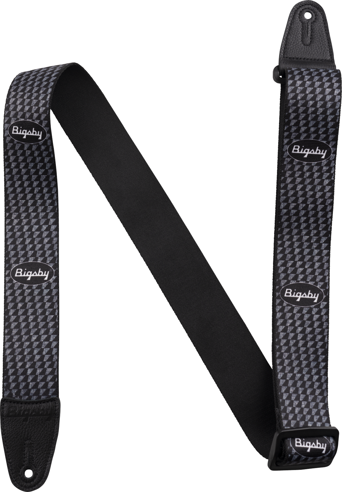 Bigsby Hounds Tooth Strap, Black, 2" - Fair Deal Music